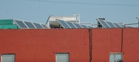 Going green with solar water heaters
